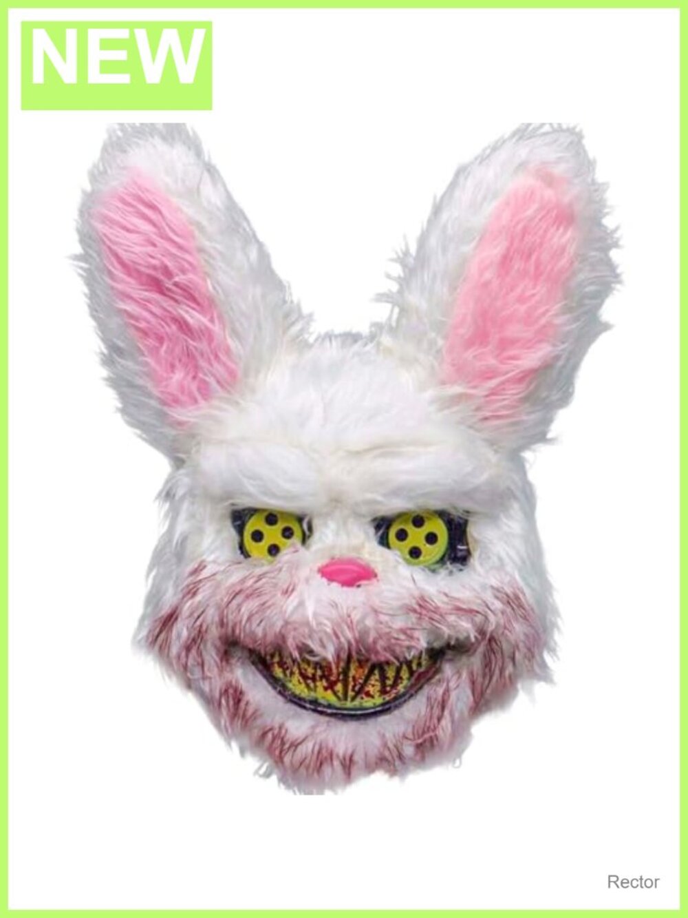 Scary Bear Bunny Mask Bloody Rabbit Cosplay Halloween Party Costume
